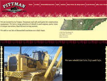 Tablet Screenshot of pittmanequipmentrepair.com